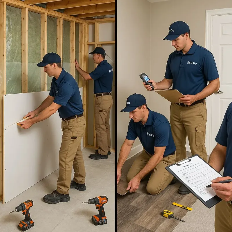 Repairs and Reconstruction process in Mosquero, NM